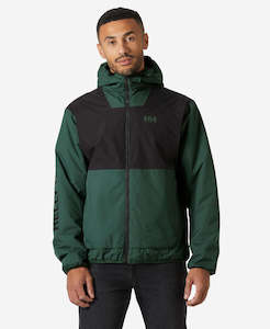 Rainwear: ERVIK INS RAIN JACKET, Jungle Green