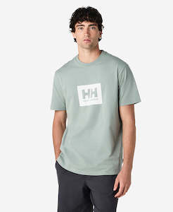 Mens Outdoor: HH BOX T-SHIRT, Eucalyptus