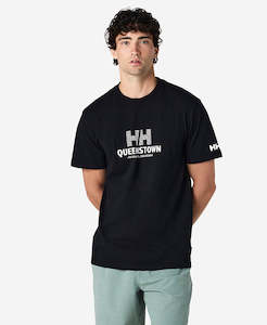 Mens Tops: QUEENSTOWN T-SHIRT, Black