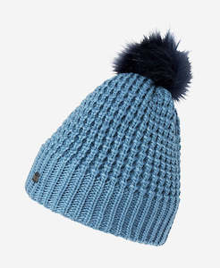 Womens Snow: W SNOWFALL BEANIE, Washed Navy
