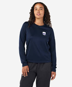 Women: RSHYR25 W TECH CREW LS, Navy