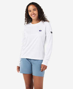 RSHYR25 W TECH CREW LS, White