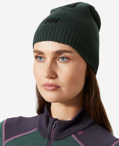 Mens Snow: BRAND BEANIE, Dark Jungle