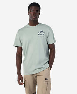 Mens Tops: RSHYR25 80TH T-SHIRT, Grey Cactus