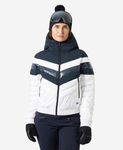 Womens Snow: W IMPERIAL SHORT PUFFY JACKET, Navy