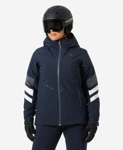 Womens Snow: W PANORAMA INS JACKET, Navy