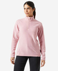 Womens Midlayers: W DAYBREAKER 1/2 ZIP FLEECE, Pink Salt