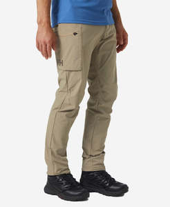 Mens Outdoor Hiking Pants: BRONO SOFTSHELL PANT, Pebble