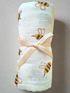 Frontpage: Baby Muslin Swaddle - Soft Bamboo/Organic Cotton Blend