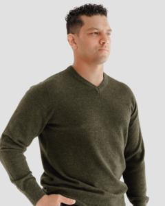 Hemprino™ Classic V-neck M - Kea Green