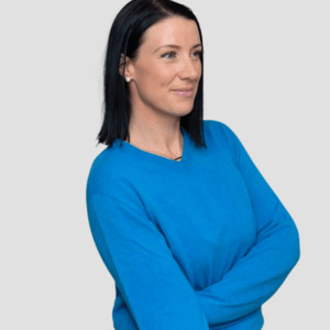 Hemprino V Neck: Classic V-neck W - Rakaia Blue