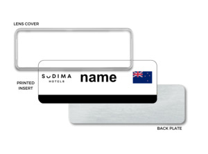 Sudima: Sudima Reusable Name Badge