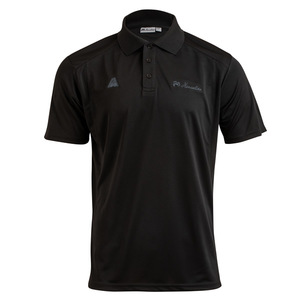 Products: Henselite Mens Charcoal Bamboo Polo Black Henselite