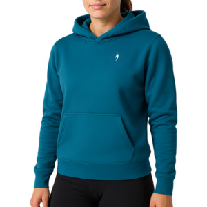 French Terry hoodie - Azure