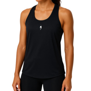 Women's tennis tank top - Black