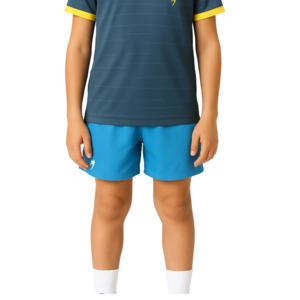 Kids: Boy's tennis shorts - Aqua