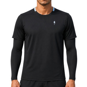 Men: Men’s Premium Tennis Shirt with Built-In Compression Sleeves