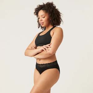 Clothing: Modibodi Sensual Hi Waist Bikini Black, Light/Moderate