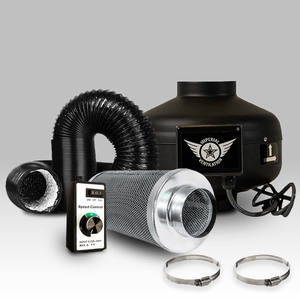 Ventilation Packages: 4"/100mm Centrifugal Fan & Carbon Filter Kit