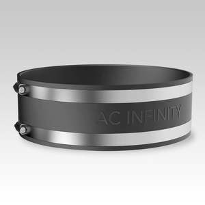 Noise Reduction Clamp, Duct Coupler With Stainless Steel, 8-INCH