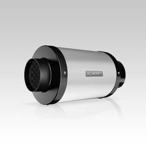 AC Infinity, Inline Duct Fan Silencer, 4-INCH / 100mm