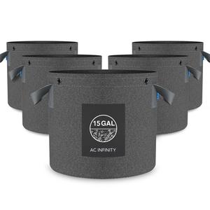 HEAVY DUTY FABRIC POTS, 15 GALLON, 5-PACK