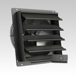Ac Infinity Cloudline T Series Fan: AIRLIFT S16, Shutter Exhaust Ventilation Fan 16", Speed Controller