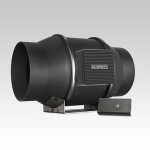 Ac Infinity Cloudline T Series Fan: CLOUDLINE PRO S6, Quiet Inline Duct Fan System with Speed Controller, 6-Inch
