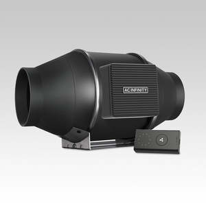 Ac Infinity Cloudline T Series Fan: CLOUDLINE PRO S4, Quiet Inline Duct Fan System with Speed Controller, 4-Inch