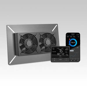 Ventilation Hardware: AIRTITAN T7, Crawl Space and Basement Ventilation Fan 12", WiFi-Integrated Controls, IP-55 Rated