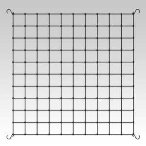 Grow Tent Trellis Netting, Flexible elastic cords, 150cm x 150cm