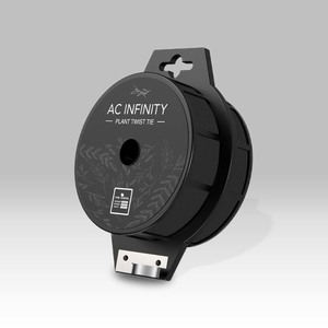 View Grow Tent Accessories: Black Twist Ties with Built-In Cutter, 100m AC INFINITY