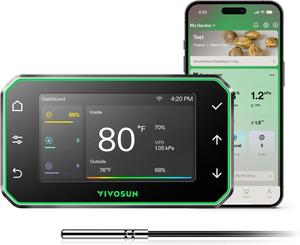All: VIVOSUN GrowHub Controller E42A+ for Grow Tent, Smart Environmental WiFi-Controller with Temperature, Humidity, VPD, Timer, Cycle, Schedule Controls, Cooling Ventilation Lighting Programming