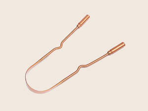 Other Items: Copper Tongue Scraper Fancy