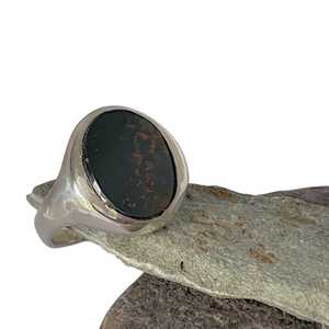 Bloodstone Signet Ring