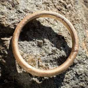 9ct Yellow Gold 2mm Sandcast Ring