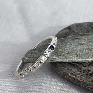 Fluid Nova Stacking Ring – Sapphire