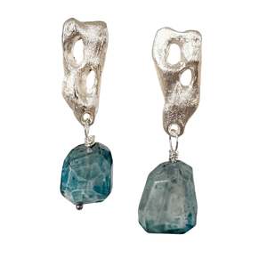 Perfora Topaz Stud Earrings in Sterling Silver