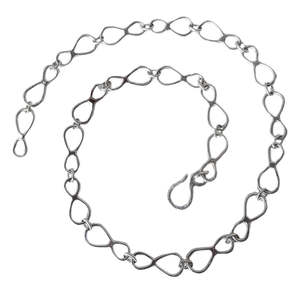 Still Loop Chain - Handcrafted Sterling Silver Necklace