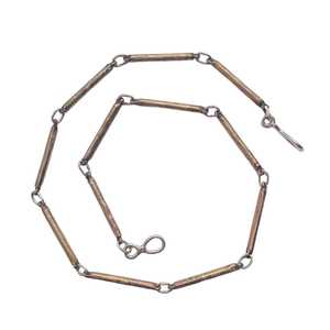 Necklaces: Line Chain Necklace in Bronze