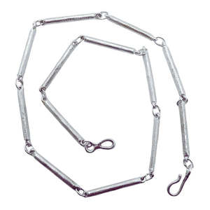 Necklaces: Line Chain Necklace – Sterling Silver Chain Necklace – Handcrafted in New Zealand