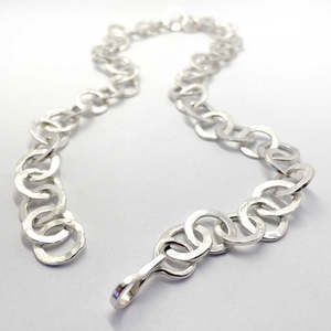 Necklaces: Sterling Silver Ripple Chain Necklace