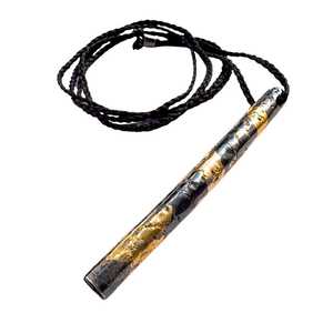 Wrapped Keum-Boo Pendant – Hand-Forged Fine Silver & 24ct Gold