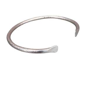 Cuffs: Maker Cuff – Hand-Forged Sterling Silver Cuff