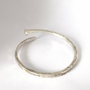 Cuffs: Sheet Cut Nail Cuff - Unisex - Sterling Silver