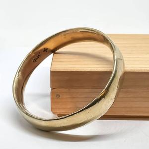 Classic Bangle No. 1 - Wide Solid Bangle in Bronze