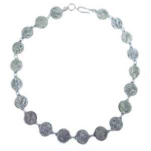 Necklaces: Sequin Disc Necklace – 48cm Sterling Silver