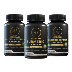 Bundle Offer: Metabolic Health Trio - Garcinia Extract, Berberine & Turmeric Bundle
