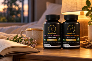 Herbal Supplements Nz: Evening Pair: Ashwagandha + Valerian