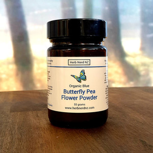 Products: Butterfly Pea Flower Powder, Organic Herb Nerd NZ